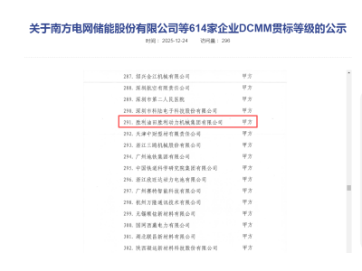 勝動集團公司順利通過DCMM認證