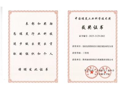 以技賦能拓市場 深耕融合促提升 &mdash;&mdash;聚焦勝動集團瓦斯利用技術(shù)斬獲行業(yè)大獎